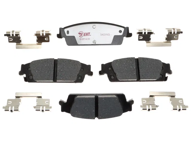 EHT1707H – R/M BRAKES Brake Pad, OE Replacement Hybrid Technology Includes Mounting Hardware